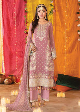 Shagun By Imrozia Premium Embroidered Chiffon 3 Piece Unstitched Suit IM25S D-M-103 ABEER